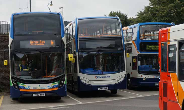 Stagecoach East Kent Scania ADL Enviro400 15278 & 15554